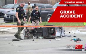 DERNIÈRE HEURE Grave accident sur le boulevard Pierre Bertrand fermée à la circulation 